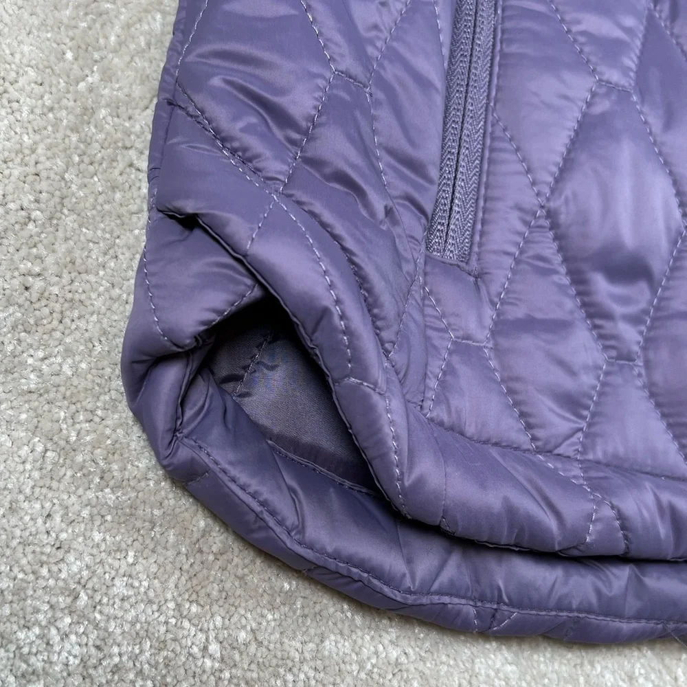 Lightweight Puffer Vest Quilted Purple NWT Zip Up Repreve Free Country Women's S - Picture 7 of 14